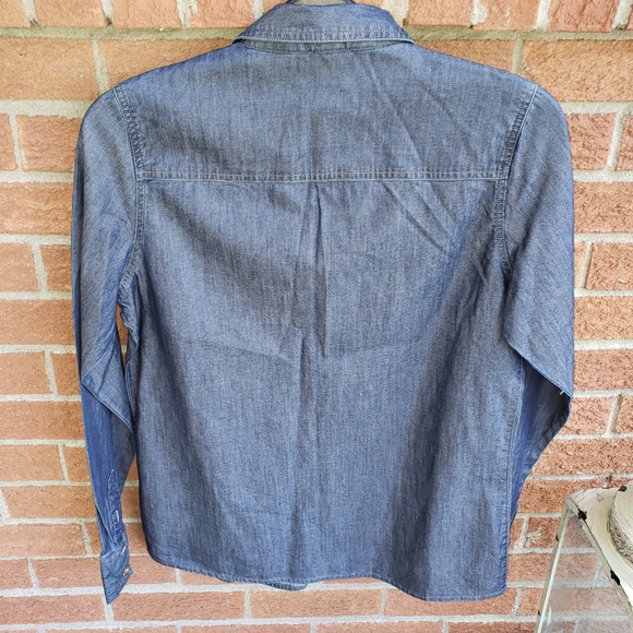 Jones New York Gingham denim button down - Picture 4 of 4